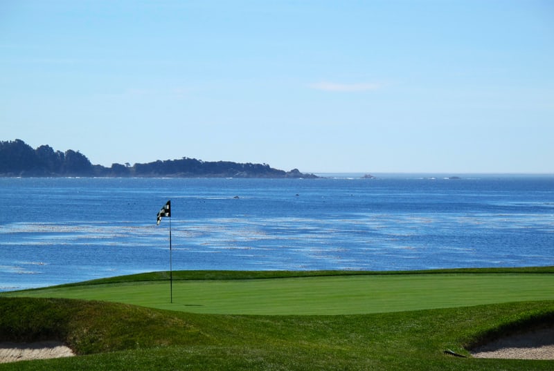 Golf course with a view