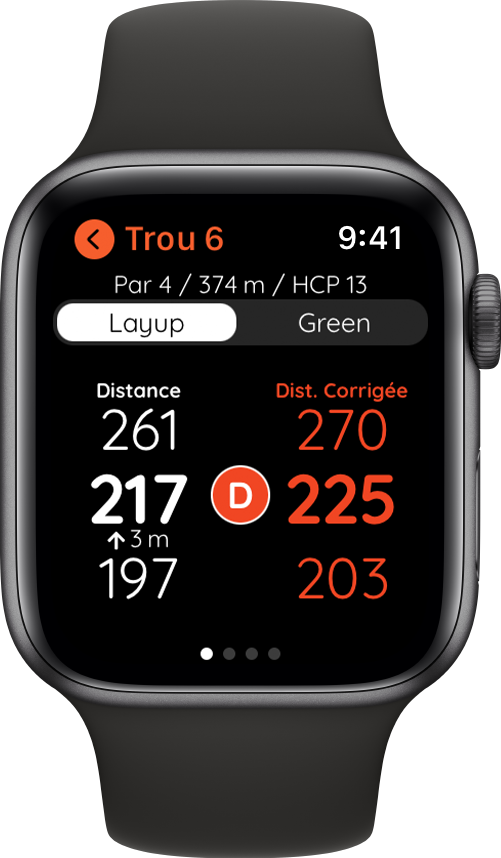 Golf avec Apple Watch